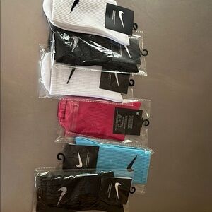Nike Fashion Socks.  Multiple pairs and colors